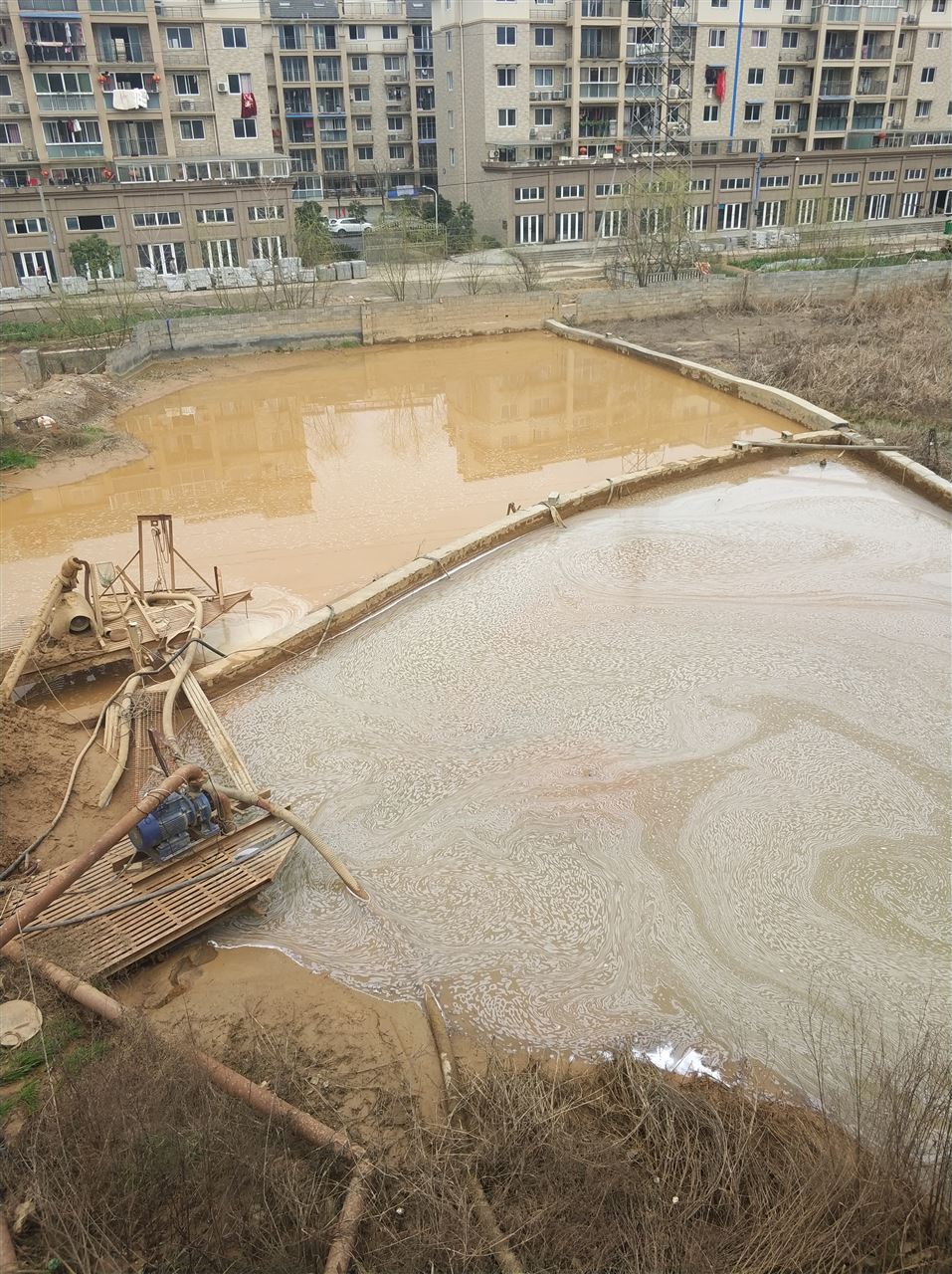 新昌沉淀池淤泥清理-厂区废水池淤泥清淤