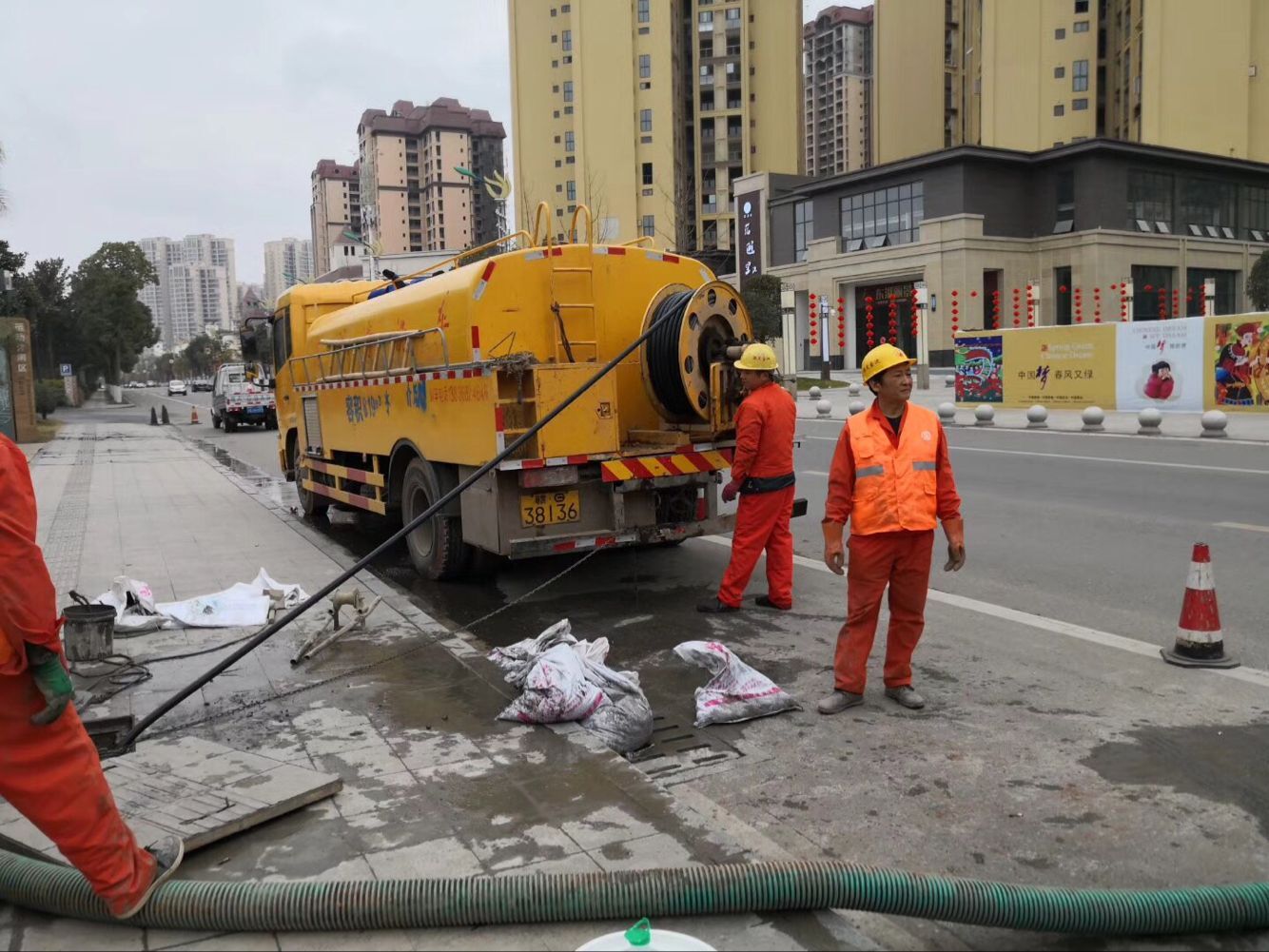 新昌排污管道清淤-管道清洗
